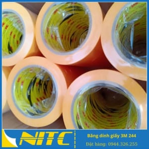 Băng keo giấy 3M 244 - Băng dính giấy 3M 244 - sản phẩm băng keo công nghiệp nitc