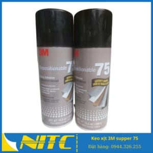 Keo xịt 3M supper 75 - sản phẩm băng keo công nghiệp nitc