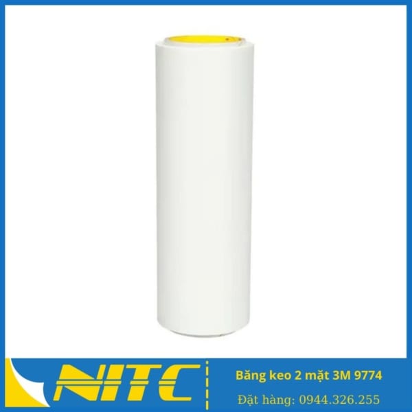 Băng keo 2 mặt 3M 9774 -Băng dính 2 mặt 3M 9774 - sản phẩm băng keo công nghiệp NITC