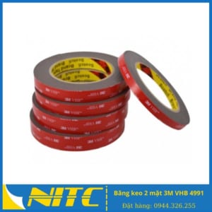 Băng keo 2 mặt 3M VHB 4991 - Băng dính 2 mặt 3M VHB 4991 - sản phẩm băng keo công nghiệp NITC