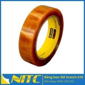 Băng keo 3m Scotch 610 - Băng dính 3m Scotch 610 - sản phẩm băng keo công nghiệp nitc