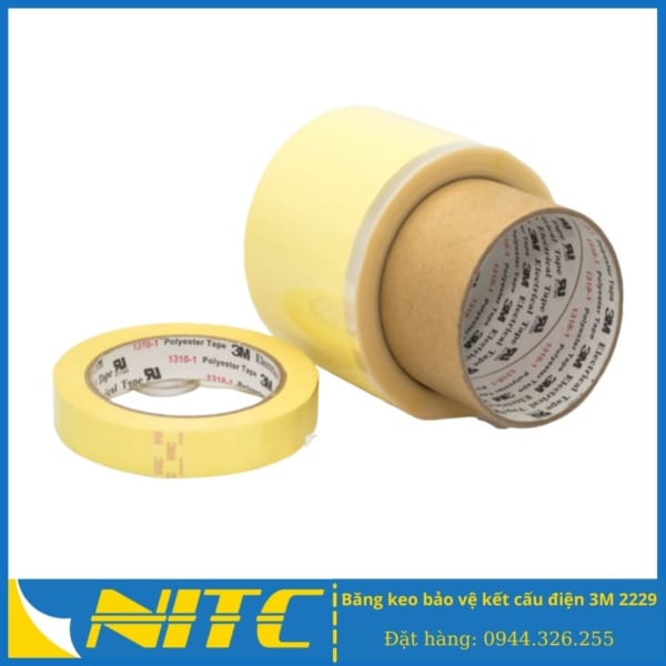 Băng keo cách điện 3M 1318-1 - Băng dính cách điện 3M 1318-1 - sản phẩm băng keo công nghiệp nitc