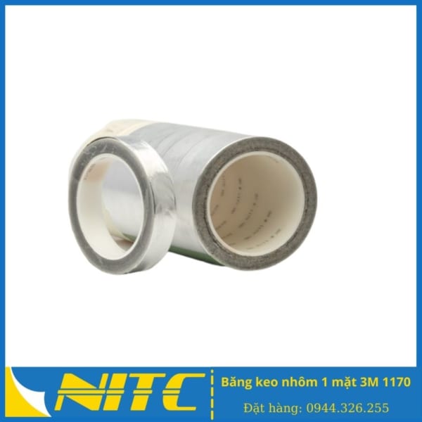 Băng keo nhôm 1 mặt 3M 1170 - Băng dính nhôm 1 mặt 3M 1170 - sản phẩm băng keo công nghiệp NITC